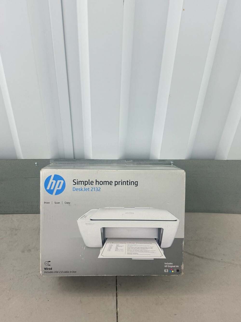 HP DeskJet 2132 All-in-One Printer, Scanner, and Copier